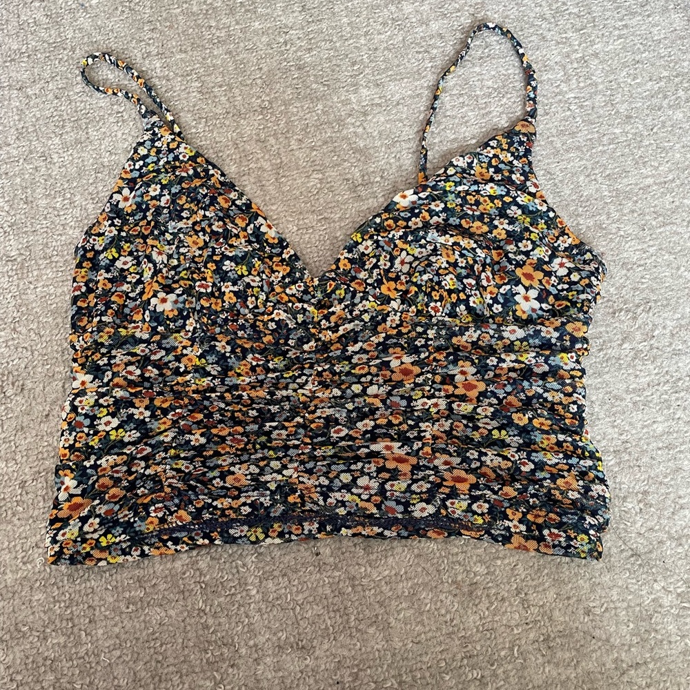 Urban outfitters floral tank